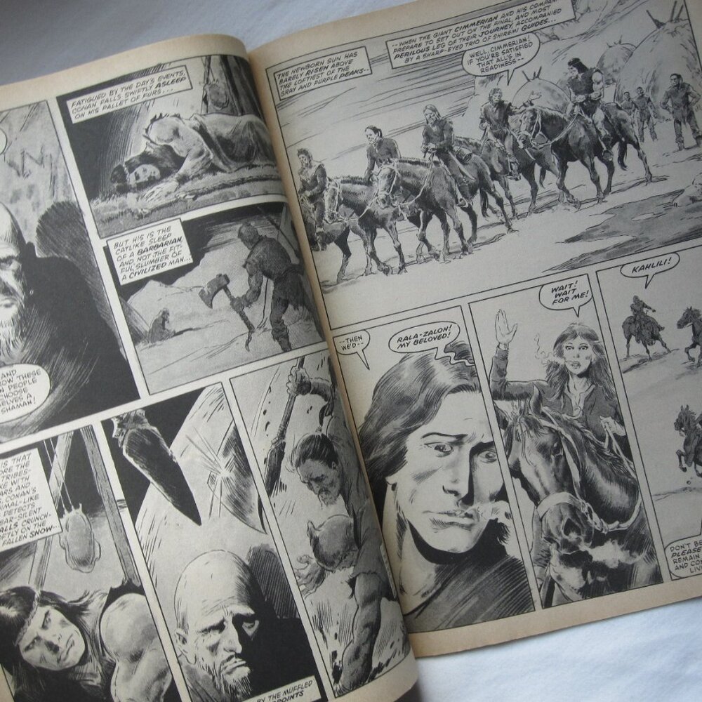 1982 The Savage Sword of Conan #84 - Marvel Comics Magazine - Picture 6 of 8